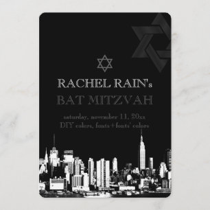 PixDezines NYC urban/bat mitzvah Kaart