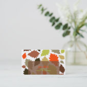 PixDezines Oak Leaves/Tree Trimmers/DIY achtergron Visitekaartje (Staand voorkant)