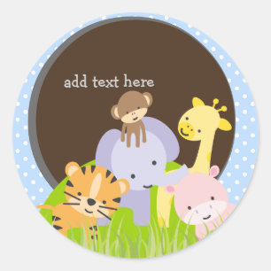 PixDezines Oerwoud stickers / DIY achtergrond kleu