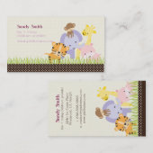 PixDezines Oerwoud van Fun Daycare Visitekaartje (Voorkant / Achterkant)