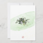 PixDezines Oh Baby Balloon Baby shower Kaart (Achterkant)