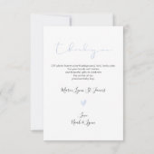 PixDezines Oh Baby shower Dank u voor uw DIY kleur Bedankkaart (Achterkant)