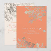 PixDezines Olijftakken/Faux Zilver/DIY Achtergrond Kaart (Voorkant / Achterkant)