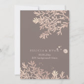 PixDezines Olive Branches/Roos Gold/DIY Bckgrnd Kaart (Voorkant)