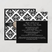 PixDezines Olivia Damask Kaart (Voorkant / Achterkant)
