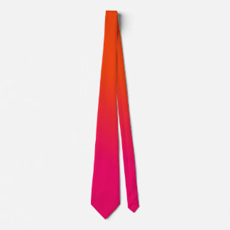 PixDezines Ombre Roze Oranje verloop Stropdas