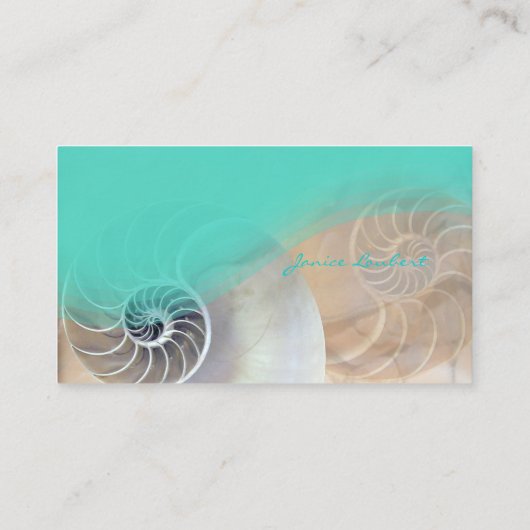 PixDezines onder het Zee, Nautilus Visitekaartje (Achterkant)