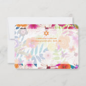 PixDezines ontvangst/wailea/bar mitswa/ Kaart (Achterkant)