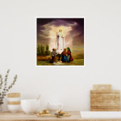 PixDezines Onze-Lieve-Vrouw van Fatima-poster Poster (Keuken)