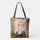 PixDezines Onze Lieve Vrouw van Fatima Tote Bag (Achterkant)