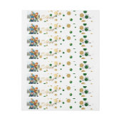 PixDezines oogverblindend goud + groen confetti/va (Vel)