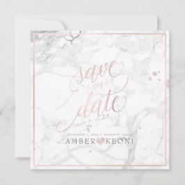 PixDezines OPSLAAN DATUM|BLUSH PINK FUN SCRIPT+MAR Save The Date