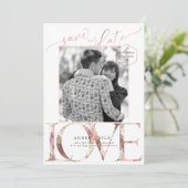 PixDezines Opslaan Datum/Botanica Liefde Save The Date (Staand voorkant)