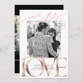 PixDezines Opslaan Datum/Botanica Liefde Save The Date (Voorkant / Achterkant)