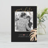 PixDezines Opslaan Datum/Botanica Liefde Save The Date (Staand voorkant)