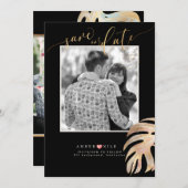 PixDezines Opslaan Datum/Botanica Liefde Save The Date (Voorkant / Achterkant)