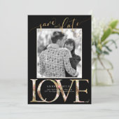 PixDezines Opslaan Datum/Botanica Liefde Save The Date (Staand voorkant)