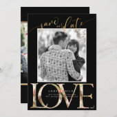 PixDezines Opslaan Datum/Botanica Liefde Save The Date (Voorkant / Achterkant)