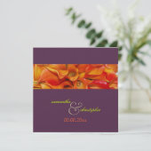 PixDezines ORANJE CALLA LILY/LUXE PEARL PAPIER Kaart (Staand voorkant)