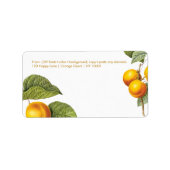 PixDezines Orchard/Peaches/Redoute Etiket (Voorkant)