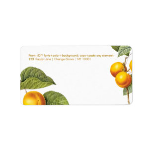 PixDezines Orchard/Peaches/Redoute Etiket