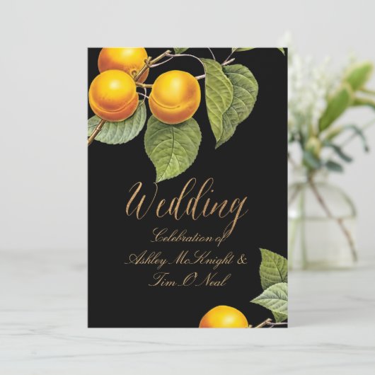 PixDezines Orchard/Peaches/Redoute Kaart (Staand voorkant)