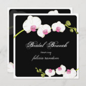 PixDezines orchid/bridal brunch/diy background Kaart (Voorkant / Achterkant)