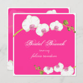 PixDezines orchid/bridal brunch/diy background Kaart (Voorkant / Achterkant)
