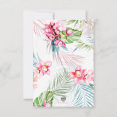 PixDezines Orchid Isle, de Kaarten van de Details  RSVP Kaartje (Achterkant)