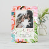 PixDezines Orchid Isle, Palms, Tropische Opslagdat Kaart (Staand voorkant)