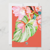 PixDezines Orchid Isle, Palms, Tropische Opslagdat Kaart (Achterkant)