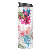 PixDezines Orchid Isle, Roze Cymbidium Thermosbeker (Geroteerd rechts)