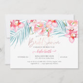 PixDezines Orchid Isle, Tropisch Vrijgezellenfeest Kaart (Voorkant)