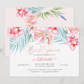 PixDezines Orchid Isle, Tropisch Vrijgezellenfeest Kaart (Voorkant / Achterkant)