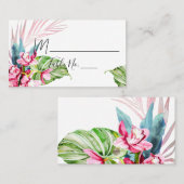 PixDezines Orchid Isle Watercolor Plaatskaarten Plaatskaartje (Voorkant / Achterkant)