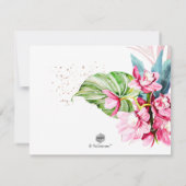 PixDezines Orchid Isle wil je ... Bridesmaid Kaart (Achterkant)