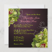 PixDezines Orchid + Vlaanderen voor sierdoeleinden Kaart (Achterkant)