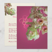 PixDezines Orchid + Vlaanderen voor sierdoeleinden Kaart (Voorkant / Achterkant)