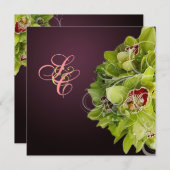 PixDezines Orchid + Vlaanderen voor sierdoeleinden Kaart (Voorkant / Achterkant)