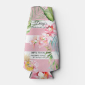 PixDezines Orchidee Isle, Vrijgezellenweekend Flesjeskoeler (Voorkant)