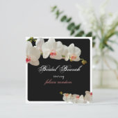 PixDezines orchideeën/bruidbrunch/dij achtergrond Kaart (Staand voorkant)