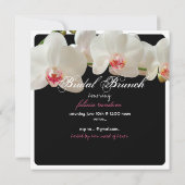 PixDezines orchideeën/bruidbrunch/dij achtergrond Kaart (Achterkant)