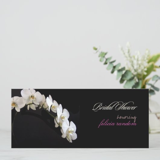 PixDezines orchideeën/phalaenopsis Kaart (Staand voorkant)