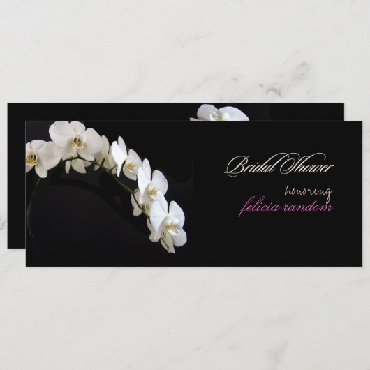 PixDezines orchideeën/phalaenopsis Kaart (Voorkant / Achterkant)