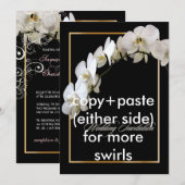 PixDezines orchideeën/phalaenopsis Kaart (Voorkant / Achterkant)