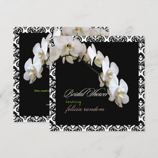 PixDezines orchideeën/phalaenopsis Kaart (Voorkant / Achterkant)