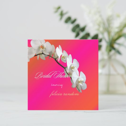 PixDezines orchideeën/phalaenopsis Kaart (Staand voorkant)