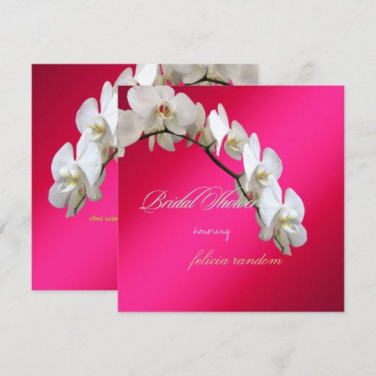 PixDezines orchideeën/phalaenopsis Kaart (Voorkant / Achterkant)