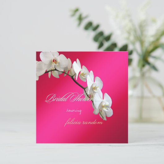 PixDezines orchideeën/phalaenopsis Kaart (Staand voorkant)