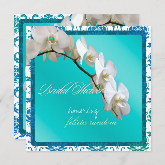 PixDezines orchideeën/phalaenopsis Kaart (Voorkant / Achterkant)